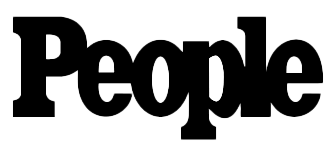 The black text 'People' on a white background logo.