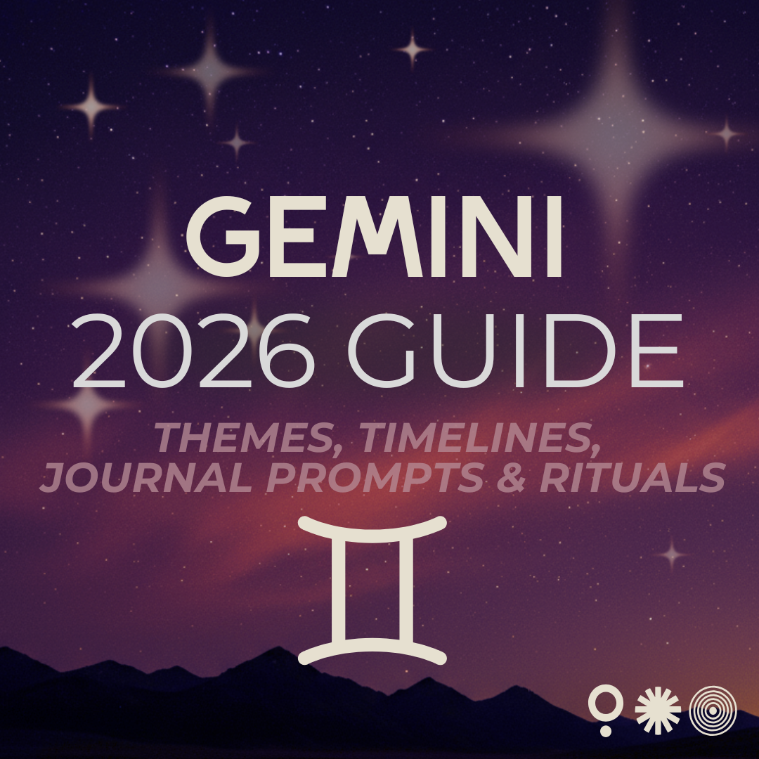 Gemini 2026 Guide: Timelines, Journal Prompts, Rituals