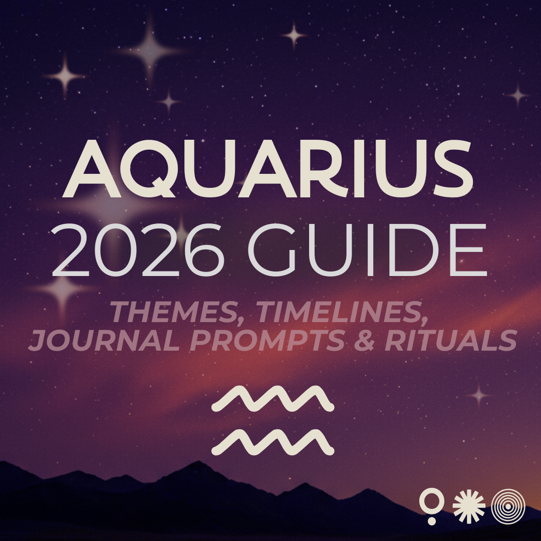 Aquarius 2026 Guide: Timelines, Journal Prompts, Rituals