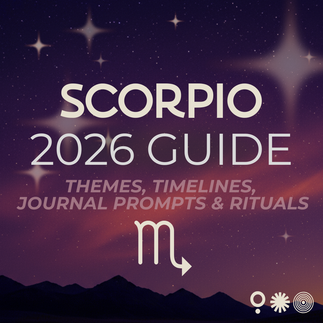 Scorpio 2026 Guide: Timelines, Journal Prompts, Rituals