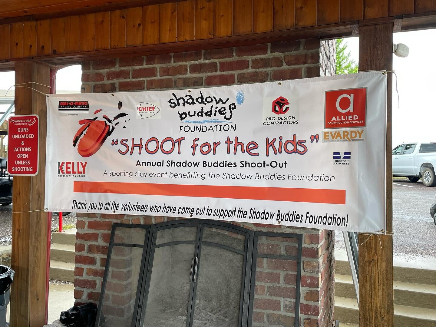 It&rsquo;s a great day for our 9th Annual &ldquo;Shoot for the Kids&rdquo; Clay Shooting Tournament! #shadowbuddies