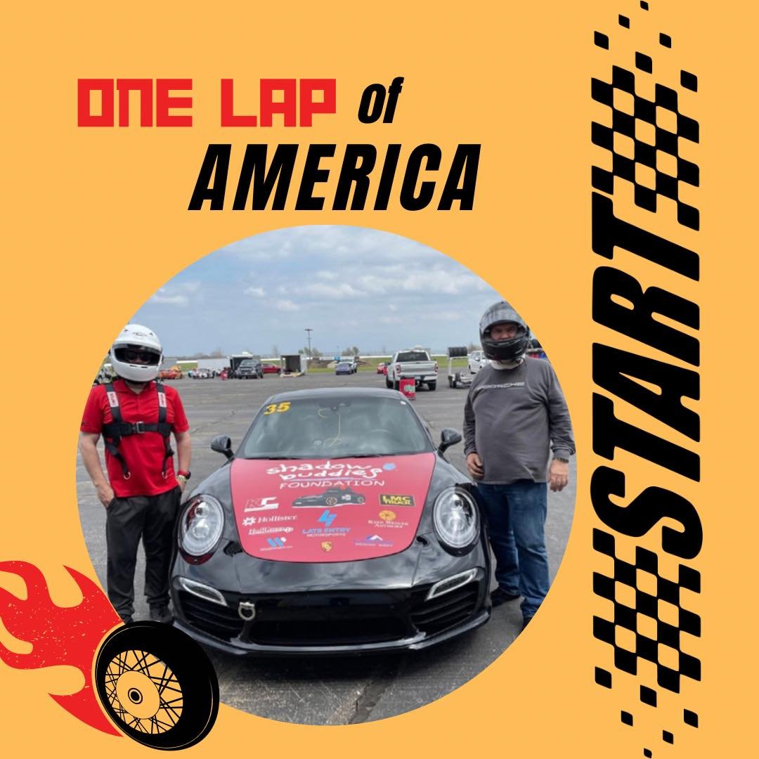 We have been honored to be selected as the Charity of Choice for the racing Team of Scott Donaghue, Jay Dee Krull, and David Shapiro as they compete in One Lap of America in May. They drive through several states and numerous racetracks, covering ove