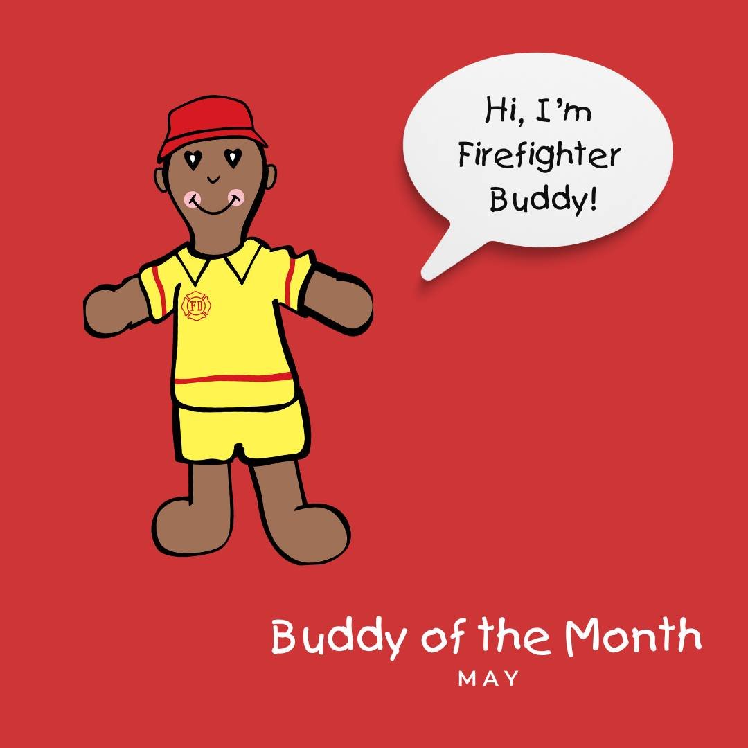 Did you know that we celebrate National Firefighter Day in May each year? If you're celebrating too, take a look at our Firefighter Buddy! He's a great companion for someone you love who has dedicated their career to serving our community as a firefi
