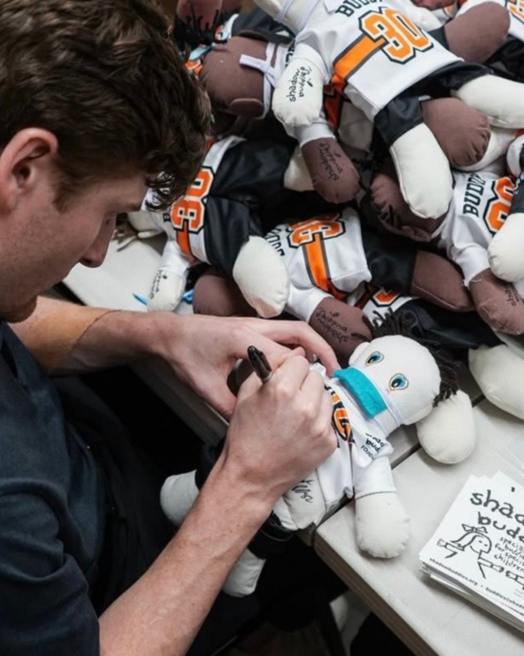 Congrats to the KC Mavericks on your 2025-26 Season! 🏒💙

This season players from the Kansas City Mavericks  made a lasting impact by signing custom Shadow Buddies&mdash;each one a special gift that will be delivered to local hospitals.

These Budd