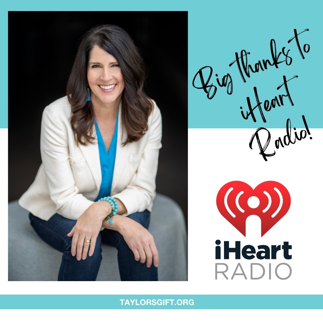 It's always a joy for Tara to sit down with Anna de Haro at iHeart Radio! We're so thankful for their support and interest in Taylor's Gift over the years. It's been such an encouragement! 💙

Recently Anna and Tara recorded an interview which aired 