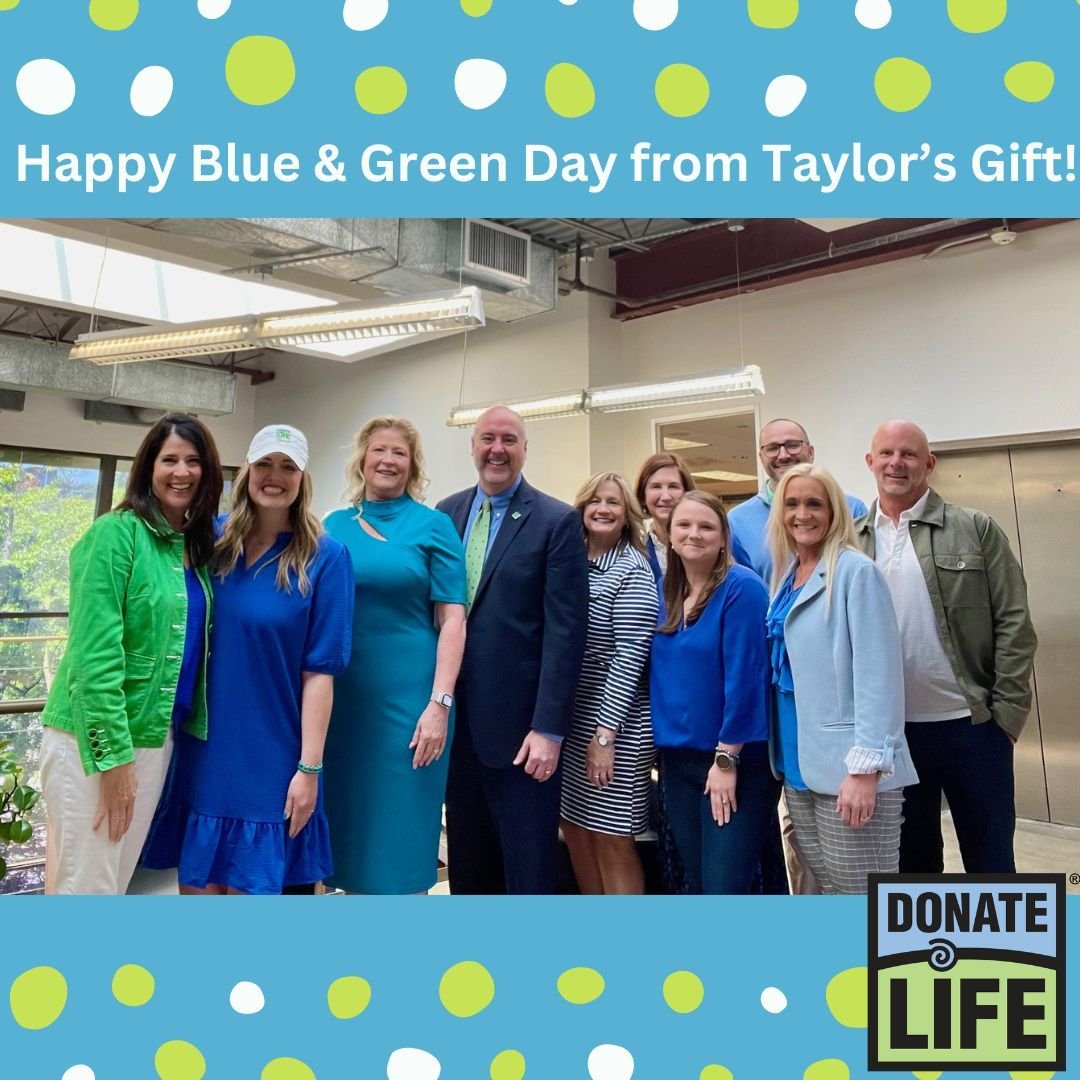 It's Blue &amp; Green Day 💙💚! 

Every year we love seeing the organ donation and transplant community honor donors and share gratitude for the gift of life by wearing these special colors!

Happy Blue &amp; Green Day from us!