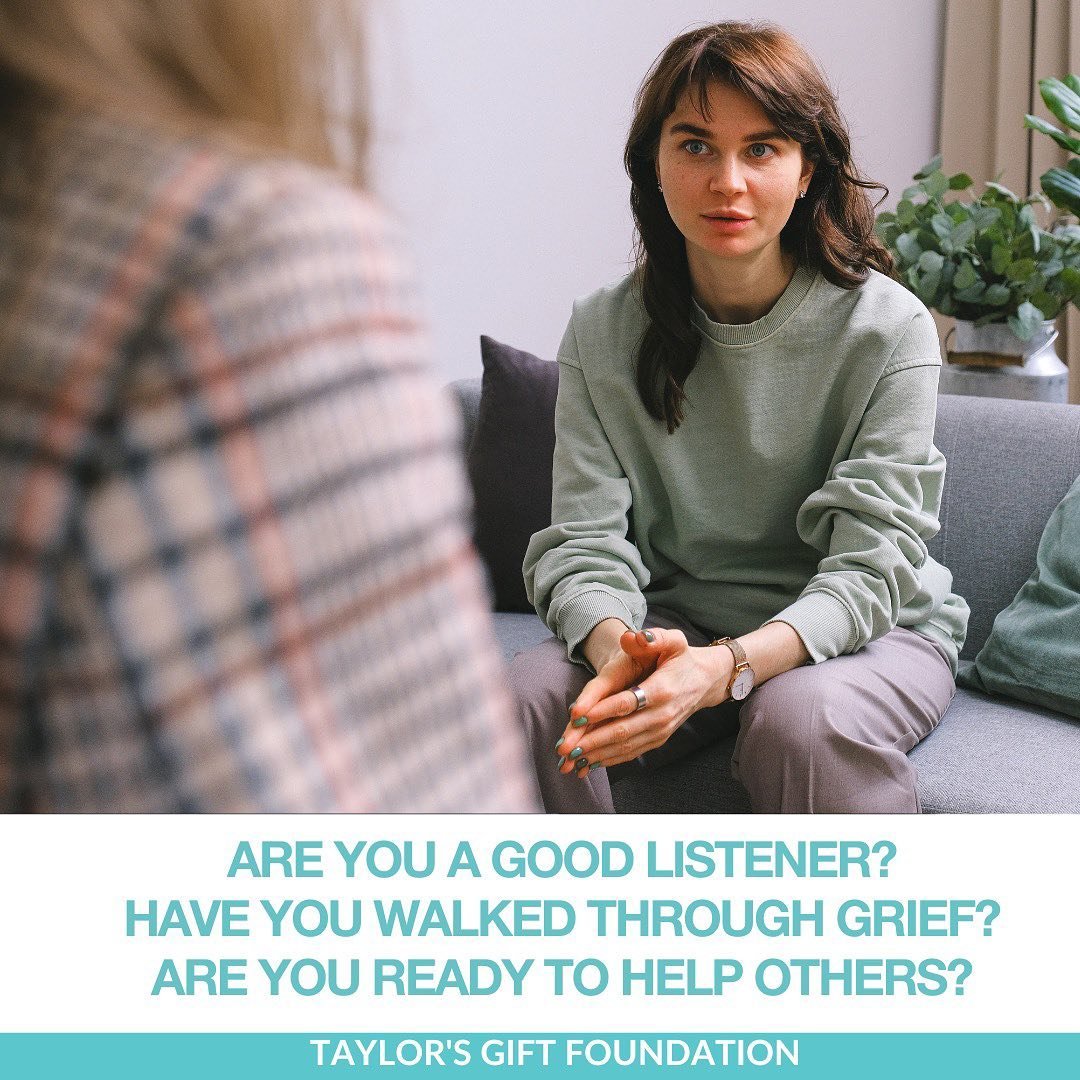 Has anyone told you that you are a great listener? 💙 ⁣Have you walked through grief and found a lot of purpose in helping others who are new to their grief journey? 💙 Would you like volunteering for a great mission-driven organization? 💙

If this 