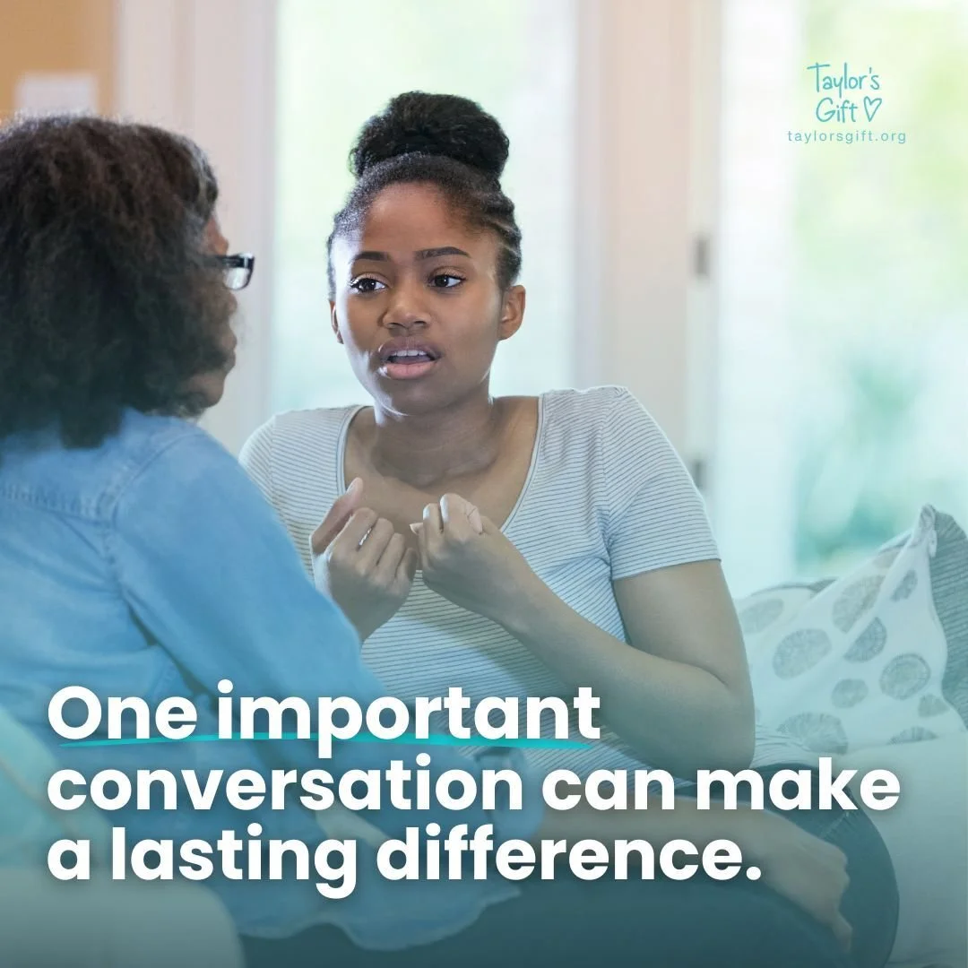 At Taylor&rsquo;s Gift, we believe one of the most loving things you can do for your family is have the important conversation about organ donation. 

Sharing your wishes is a gift. When your loved ones know what matters to you, it can bring clarity 