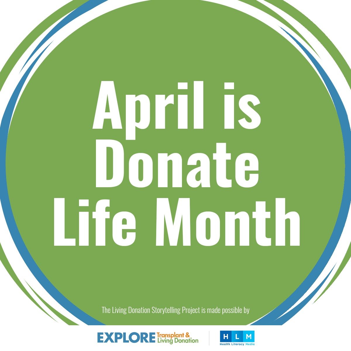 This Donate Life Month, we&rsquo;re honored to share the Living Donation Storytelling Project, a meaningful initiative spotlighting stories at the heart of living donation. 🩵

Through powerful stories from living donors, recipients, and loved ones, 