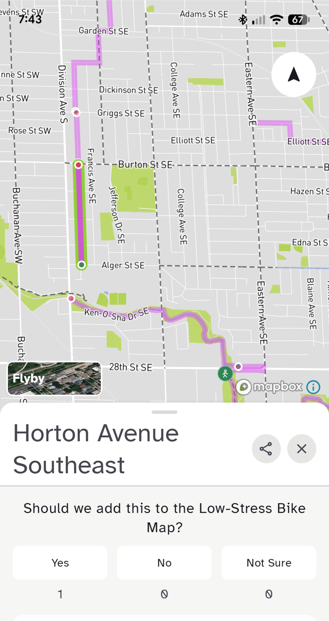 Bicycle map