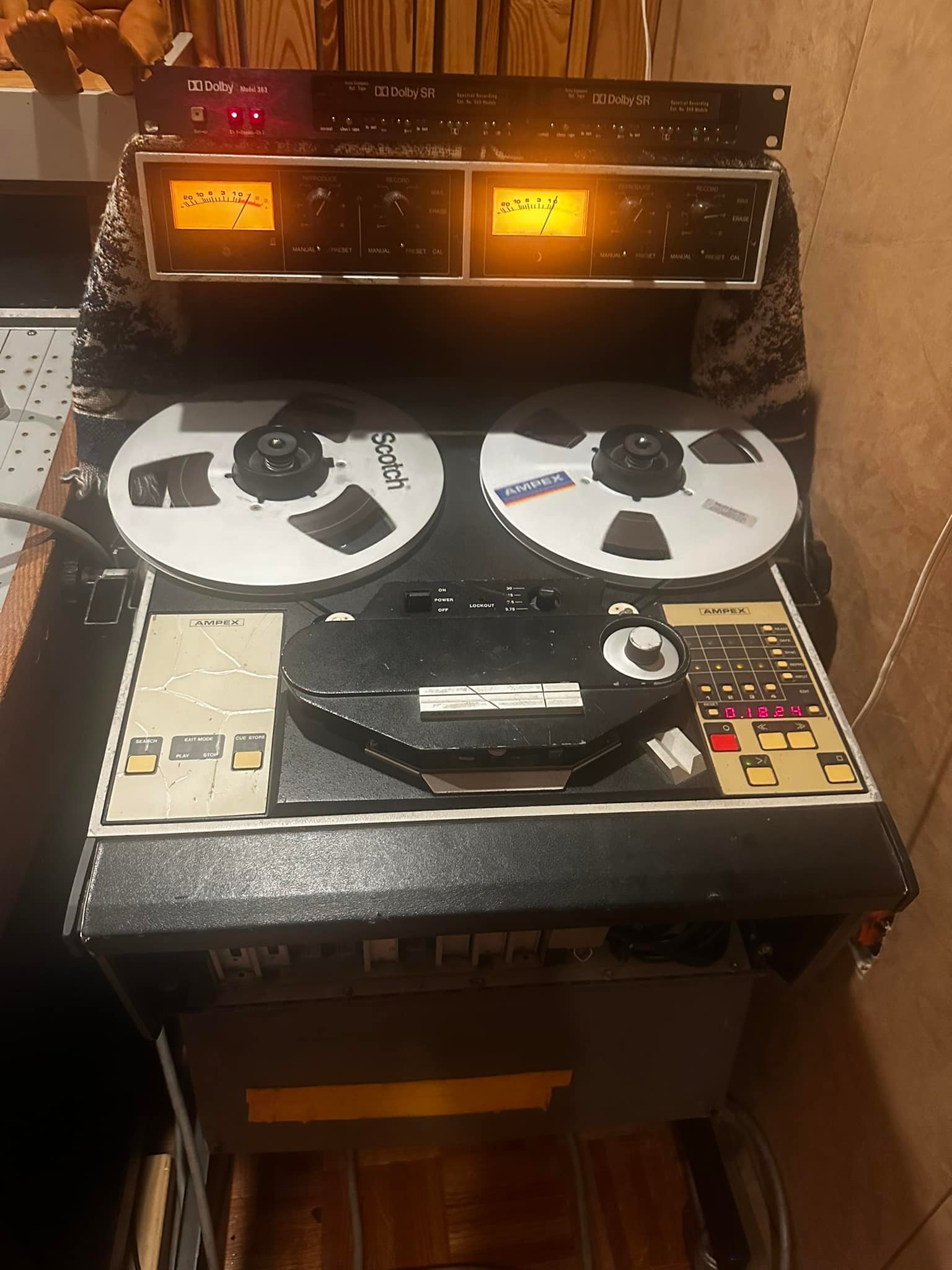 I&rsquo;m spending my night reviving another analog tape project for this metal band from the 80s called &ldquo;Trial&rdquo; really cool group featuring Mitch Mitchell on the release. A lot of work to make this one happen and successfully get both A 