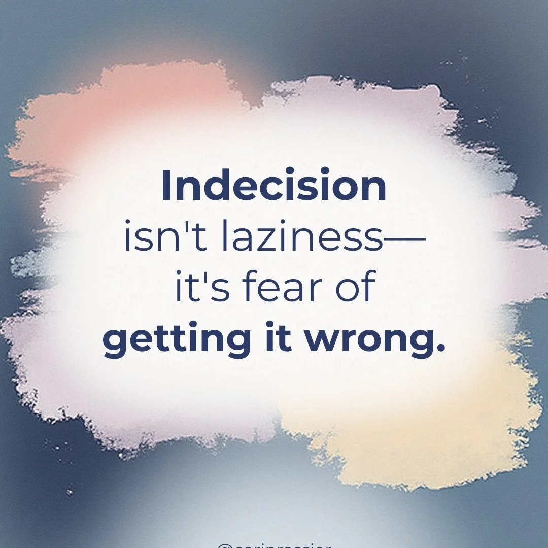 Let&rsquo;s be honest.

You&rsquo;re not &ldquo;thinking it through.&rdquo;
You&rsquo;re stalling because you don&rsquo;t want to make a mistake.

Here&rsquo;s the part no one tells you:
Not choosing is a choice
and it&rsquo;s usually the one that ke