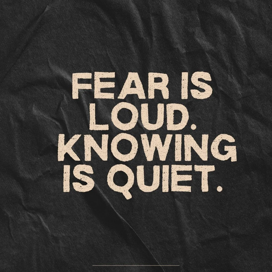 You have an inner knowing.

It doesn&rsquo;t scream.
It whispers.

It sounds like:
 &ldquo;I don&rsquo;t know why, but&hellip;&rdquo;
 &ldquo;This doesn&rsquo;t totally make sense, but&hellip;&rdquo;

Fear is loud.
 Urgent.
 Dramatic.

Knowing is cal