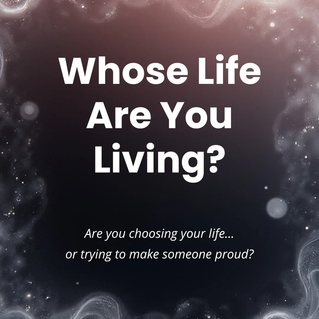 A lot of teens grow up believing their job is to make their parents proud.

So they choose:
&bull; the &ldquo;right&rdquo; classes
&bull; the &ldquo;right&rdquo; college
&bull; the &ldquo;safe&rdquo; career

Not because they want it&hellip;
but becau