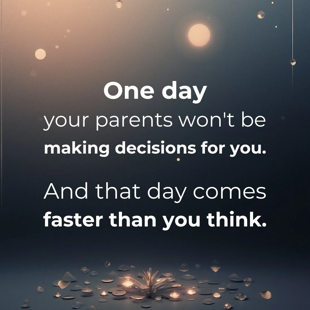 Many teens reach adulthood without knowing how to trust themselves.

Why?

Because they were never given the opportunity to practice making decisions.

Decision-making is a skill.

And skills require reps.

You build confidence by:

&bull; choosing
&