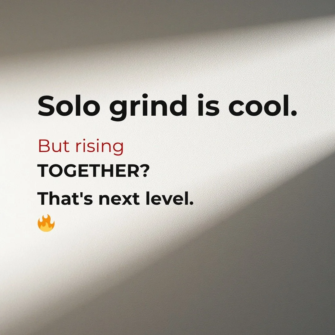 Group coaching is lowkey one of the most powerful things you can do for yourself.

You get to:

&rarr; Meet others who GET what you're going through

&rarr; Hear perspectives that change how you see things

&rarr; Be held accountable (in the best way