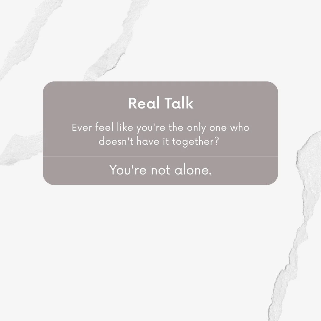 Ever feel like you're the only one who doesn't have it together? 😮&zwj;💨

Same. And also, that feeling is a lie.

EVERYONE is figuring it out. The difference is some people have help.

A coach gives you a space where you can be 100% honest about wh