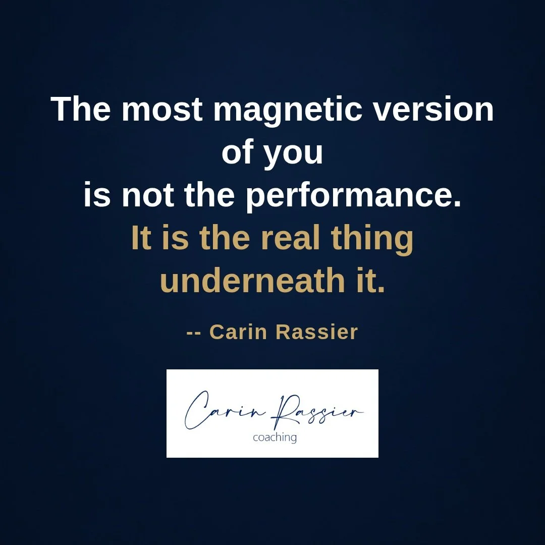 Read that again.

The version of yourself you have been so afraid to show people is actually the most interesting, most magnetic, most real version of you there is.

People do not connect with perfect performances. They connect with real people.

You