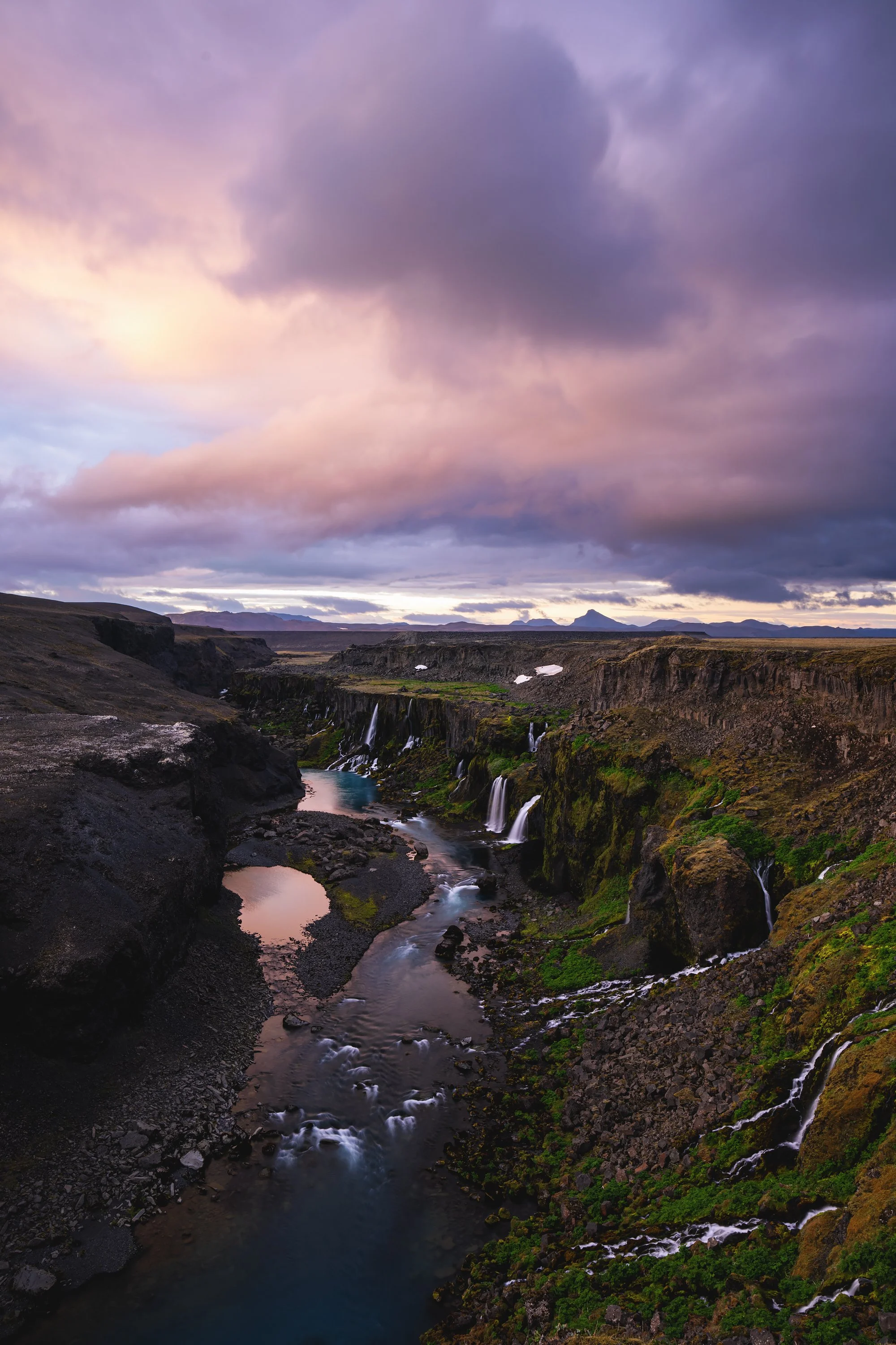 Sigoldugljufur Canyon in Iceland