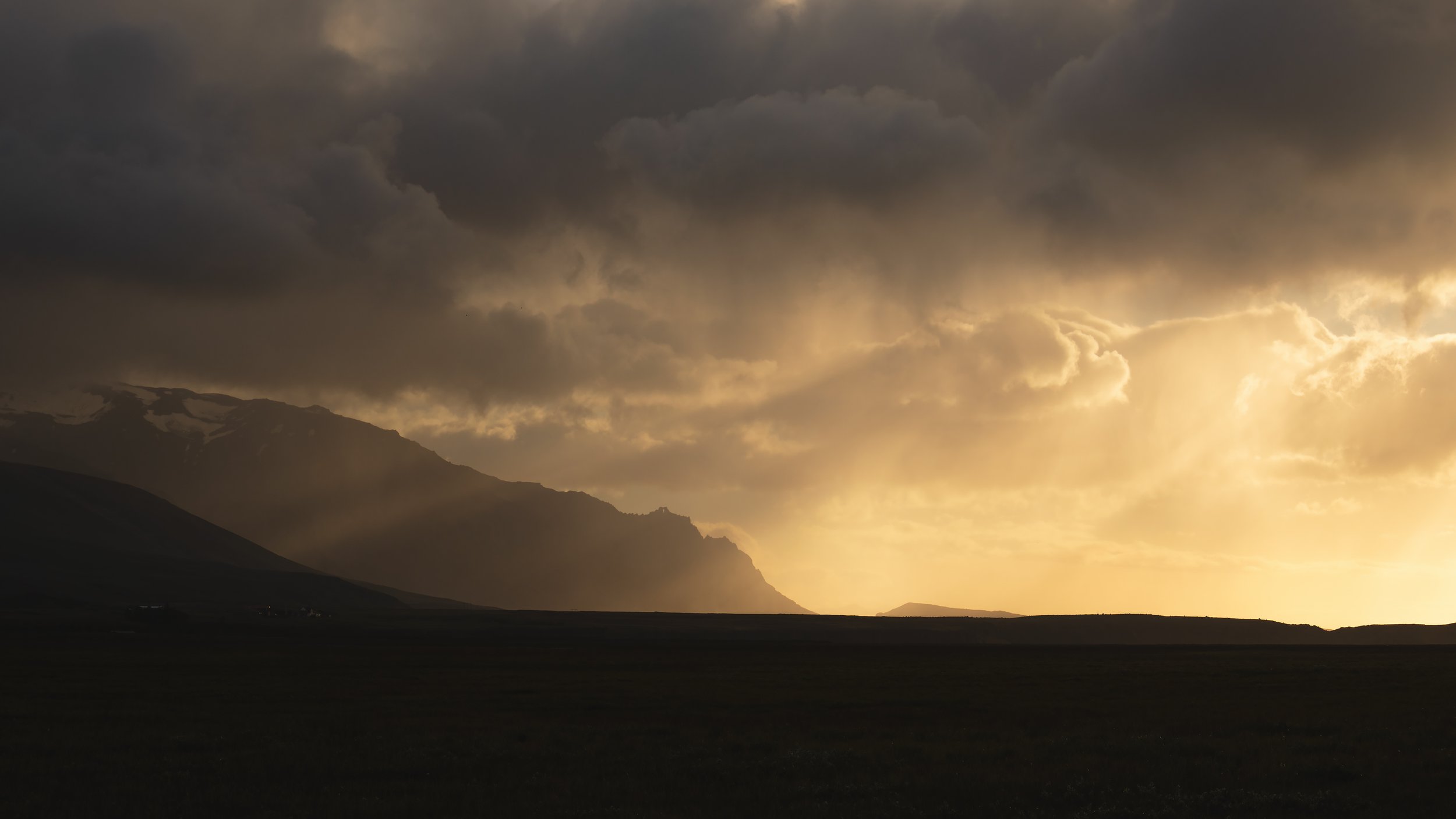 Icelandic Landscape at Sunrise