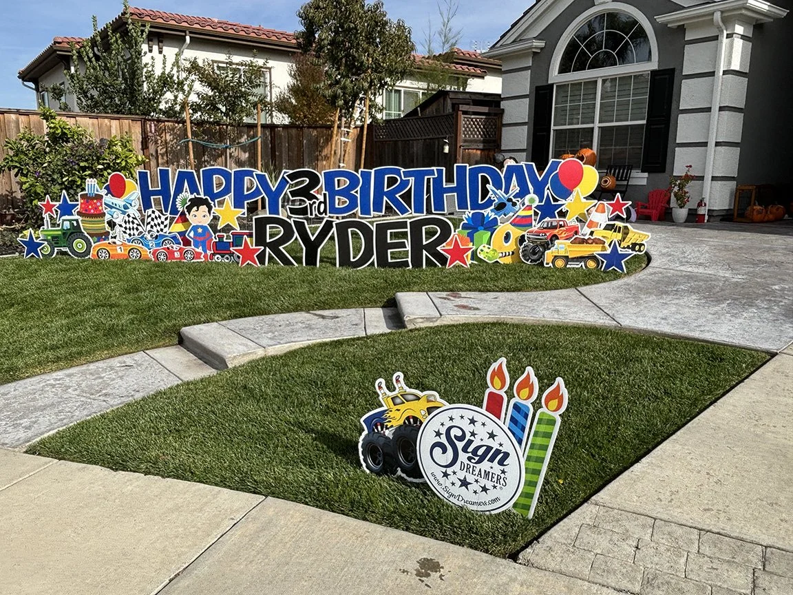 Happy 3rd Birthday, Ryder! Three years old and already a big fan of anything that can go! We loved helping make his birthday celebration extra special!