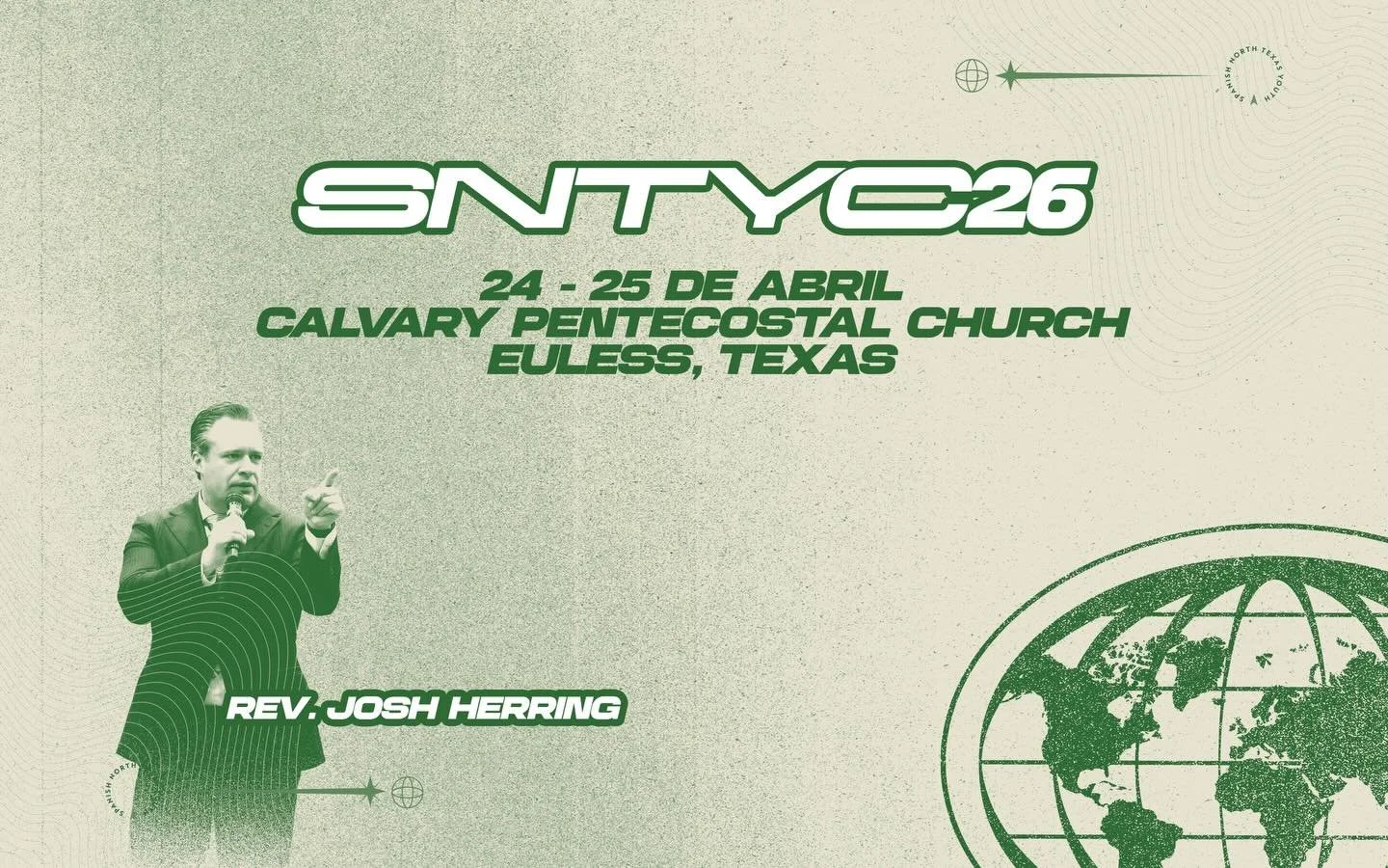 Se aproxima nuestra convecci&oacute;n juvenil! Tenemos el honor de tener con nosotros al Rev. Josh Herring que estar&aacute; predicando una palabra poderosa 🔥 no te lo quieres perder! 🙌🏻

Fecha: Abril 24-25
Ubicaci&oacute;n: Calvary Pentecostal Ch