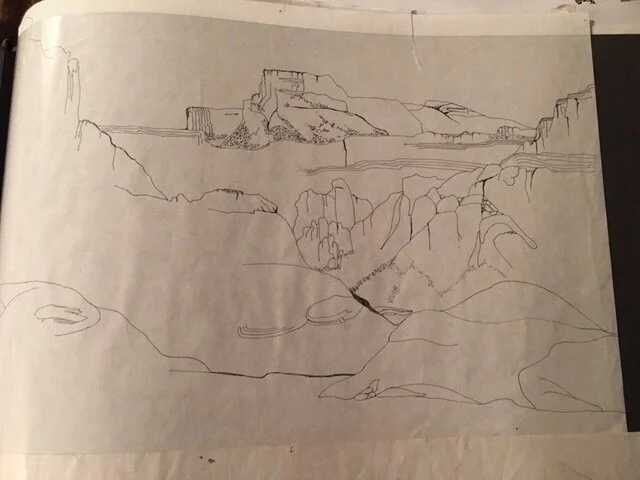 Lake Powell pen & ink 2.JPG