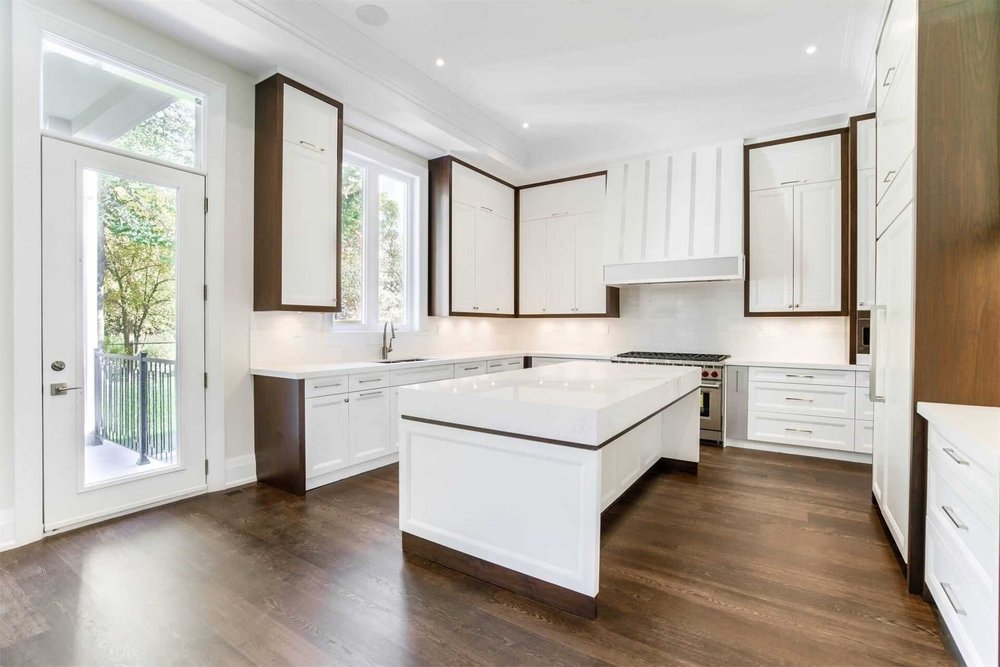 Richmond Hill Custom Transitional White Kitchen — PARVIZ