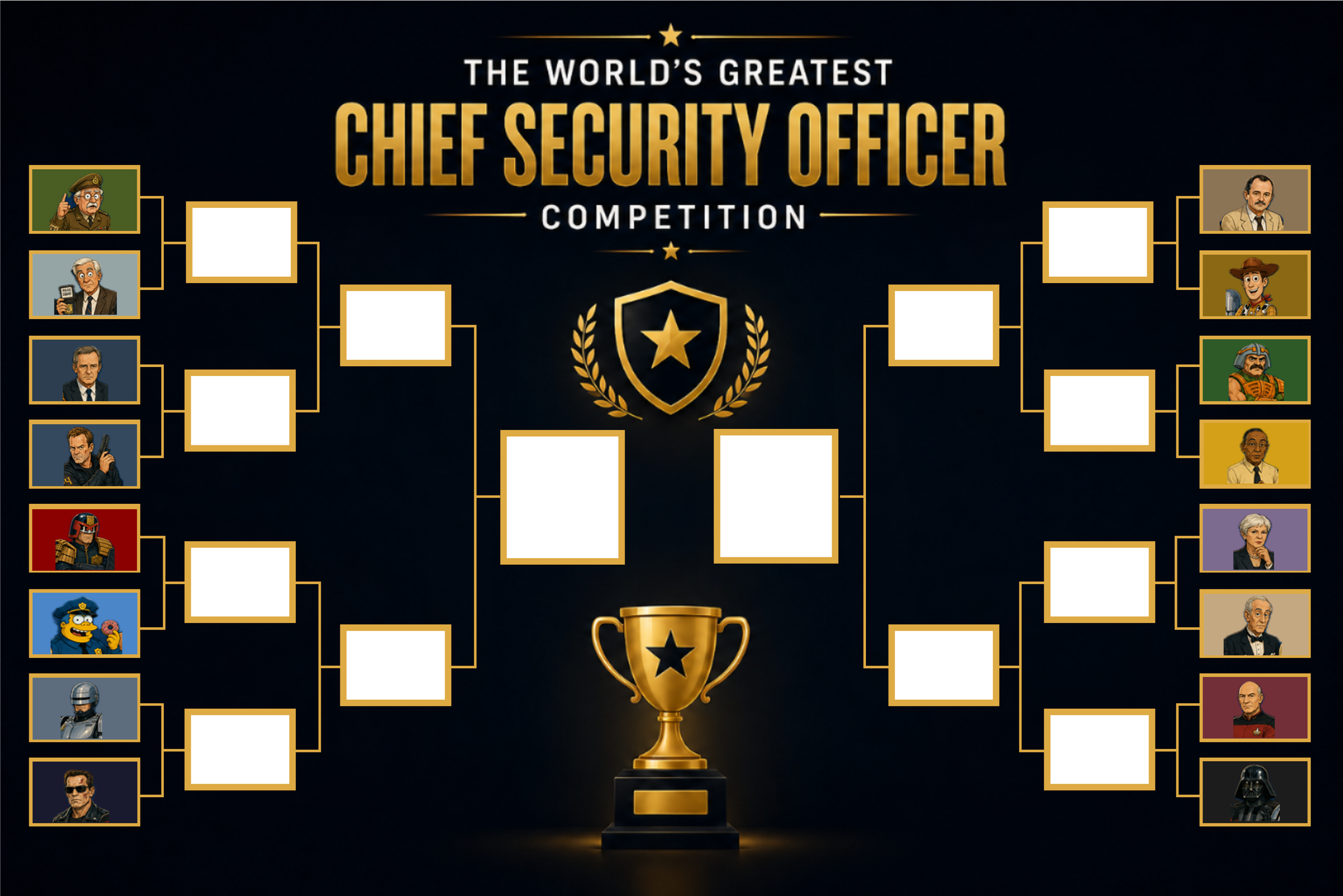 🏆 DRAW 1 - THE WORLD’S GREATEST CHIEF SECURITY OFFICER COMPETITION 🏆