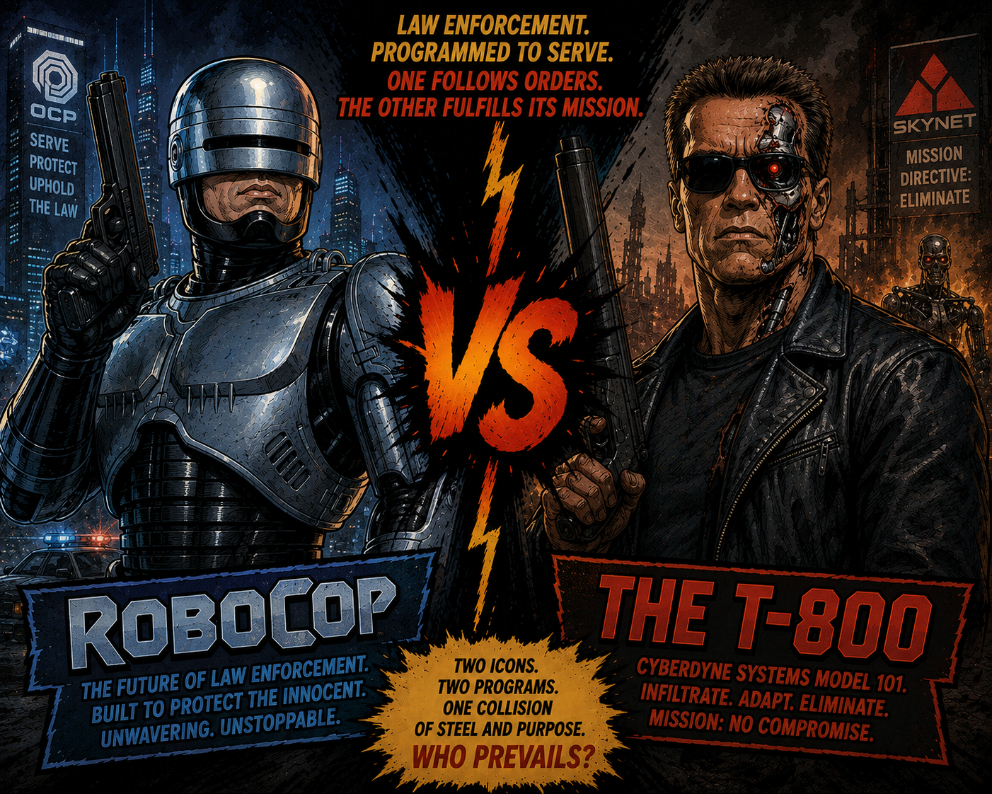 Match 7 - RoboCop VS The T-800