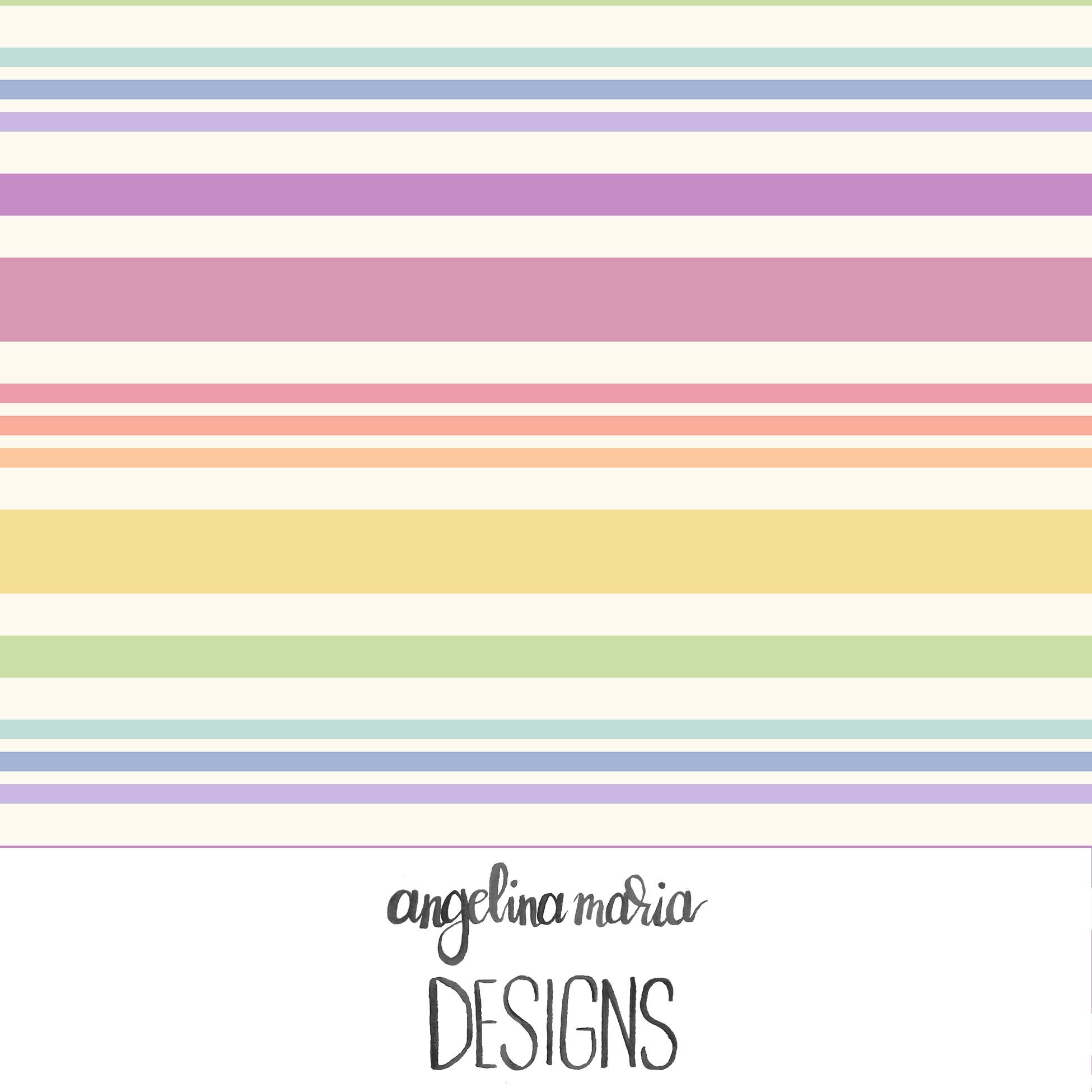 Whiskers and Blooms Stripe Mauve and Yellow on Cream.jpg