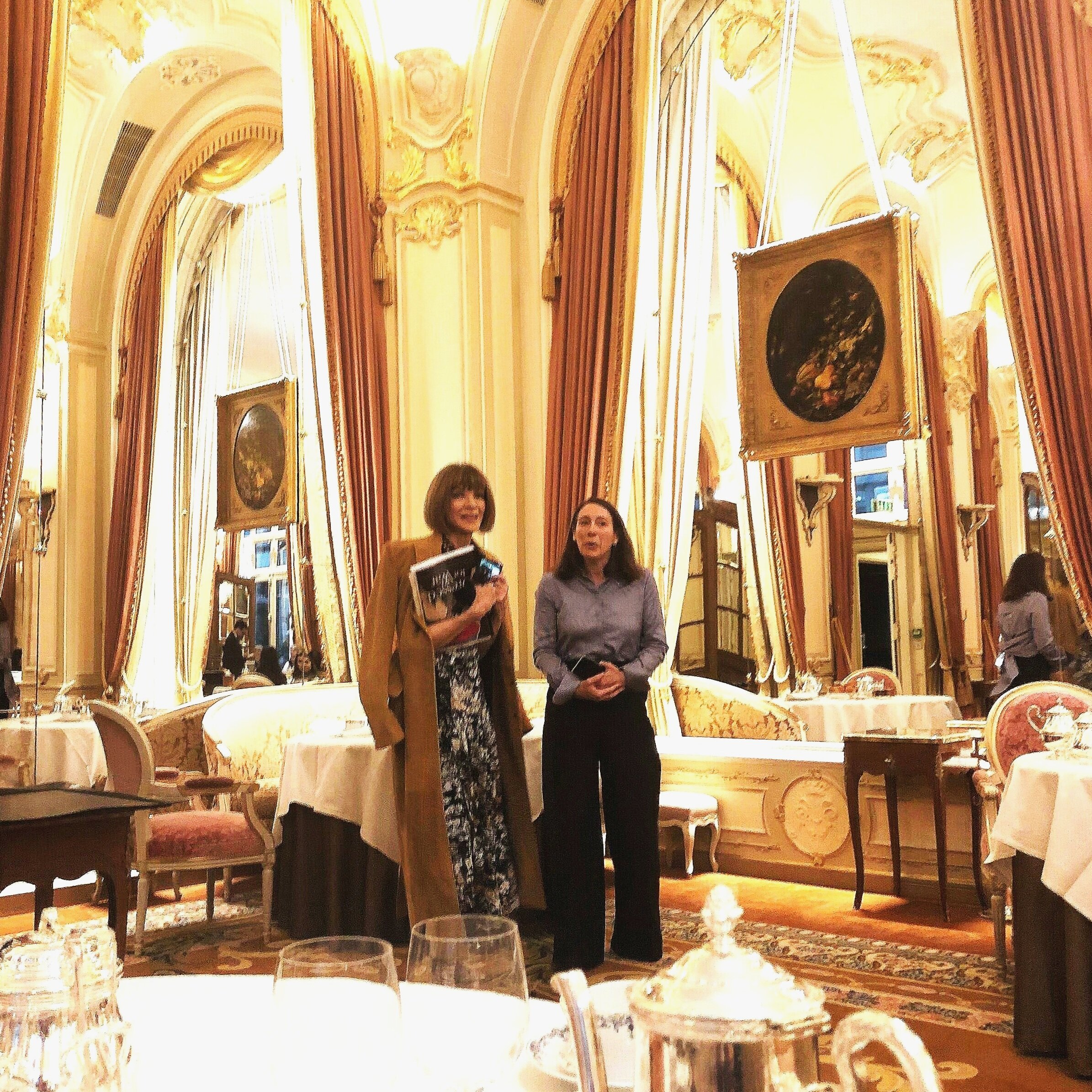 Anna Wintour at the Ritz Dining Room