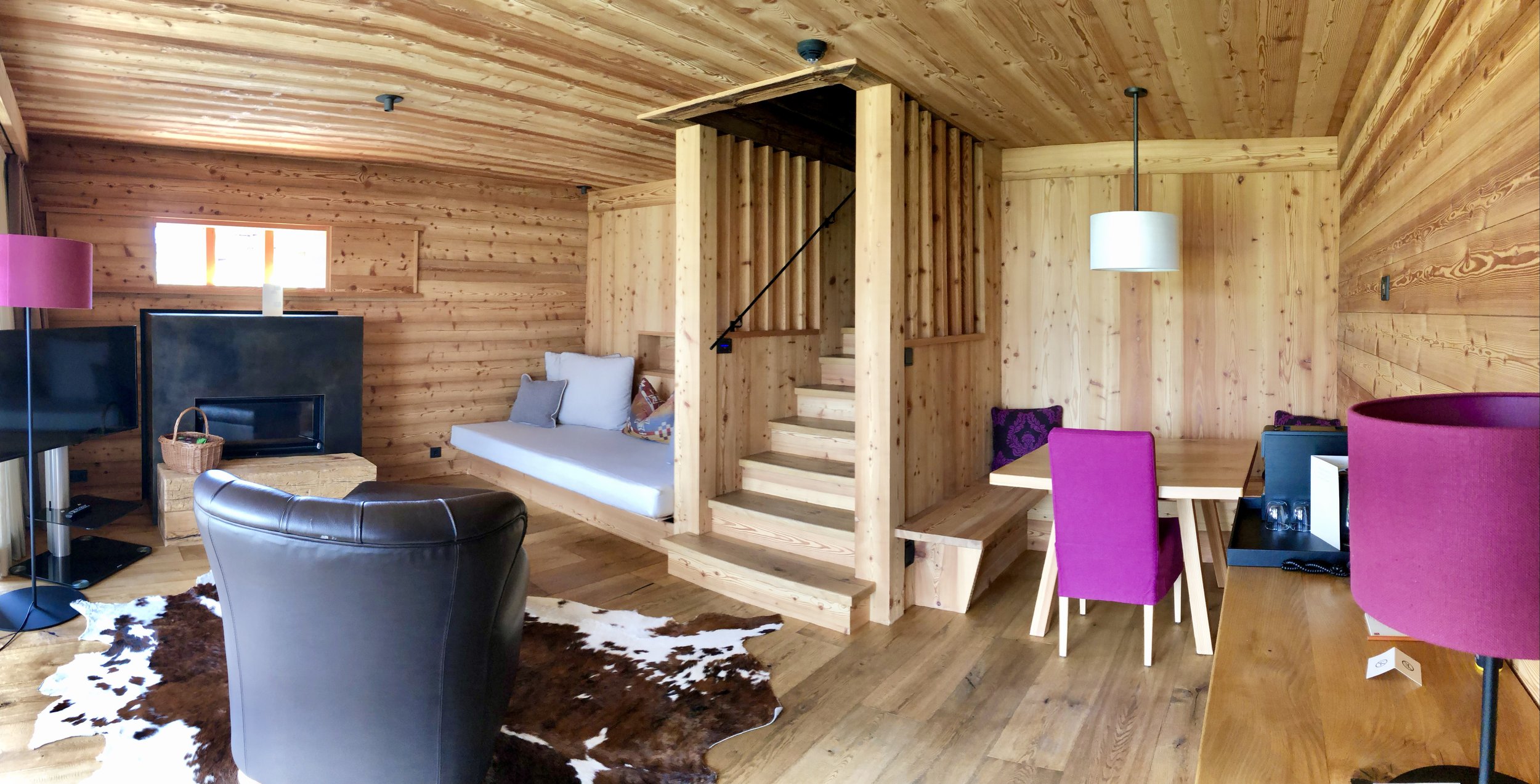 Cozy Living Area on 1st Floor of Chalet