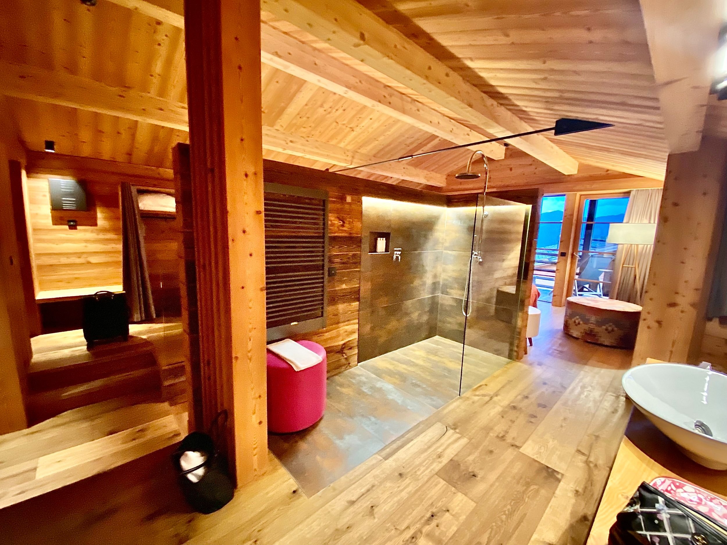Chalet Bathroom & Closet Area (far left)