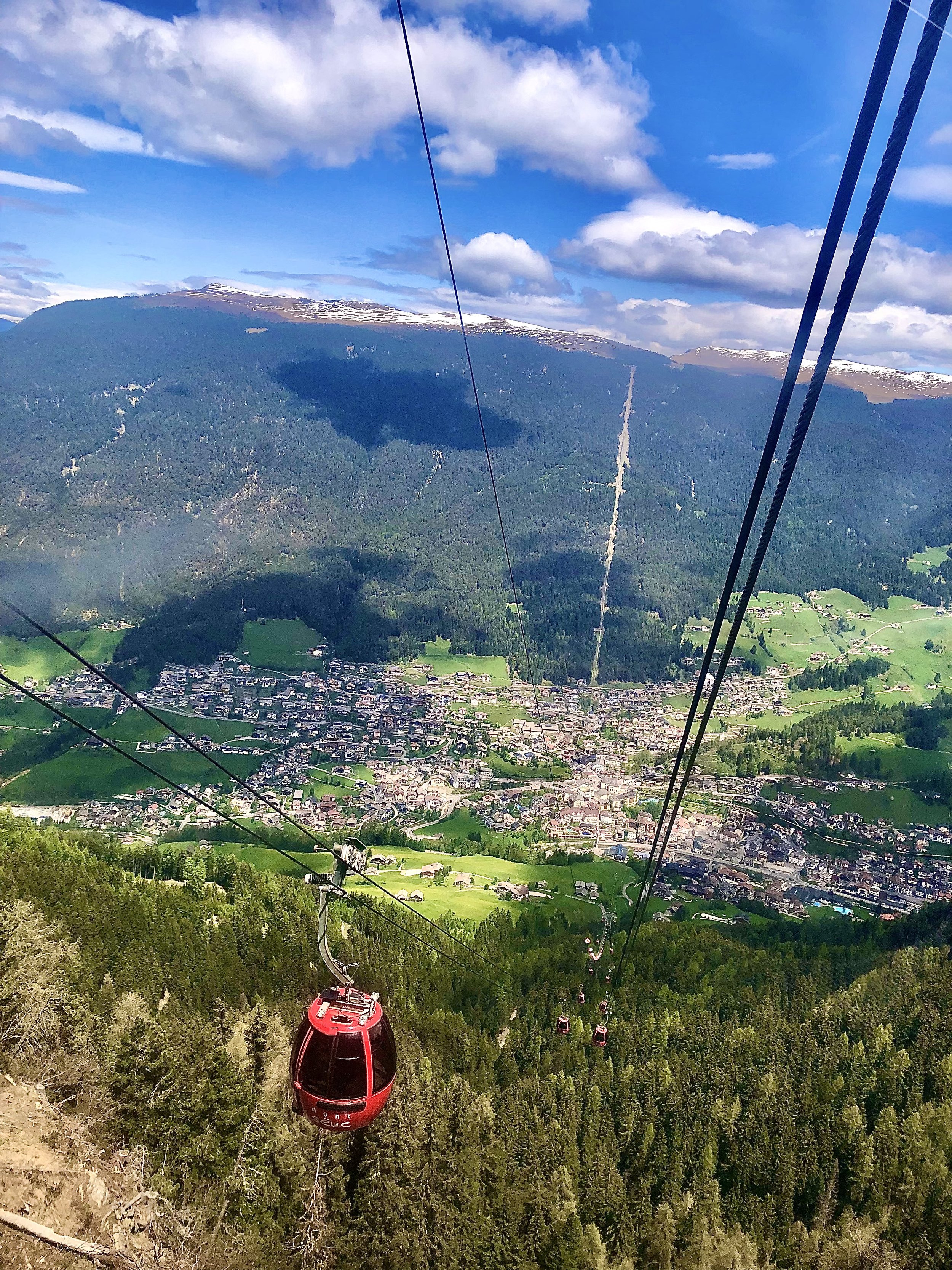 Cable Car to The Charming Town of Ortisei