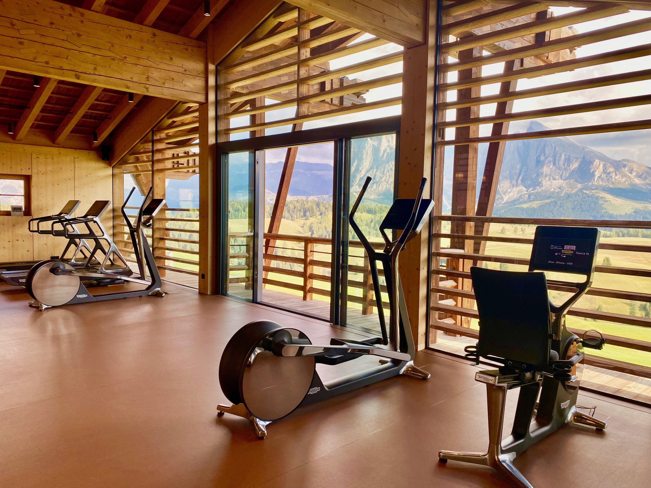 Wins Best Hotel Gym View Ever!