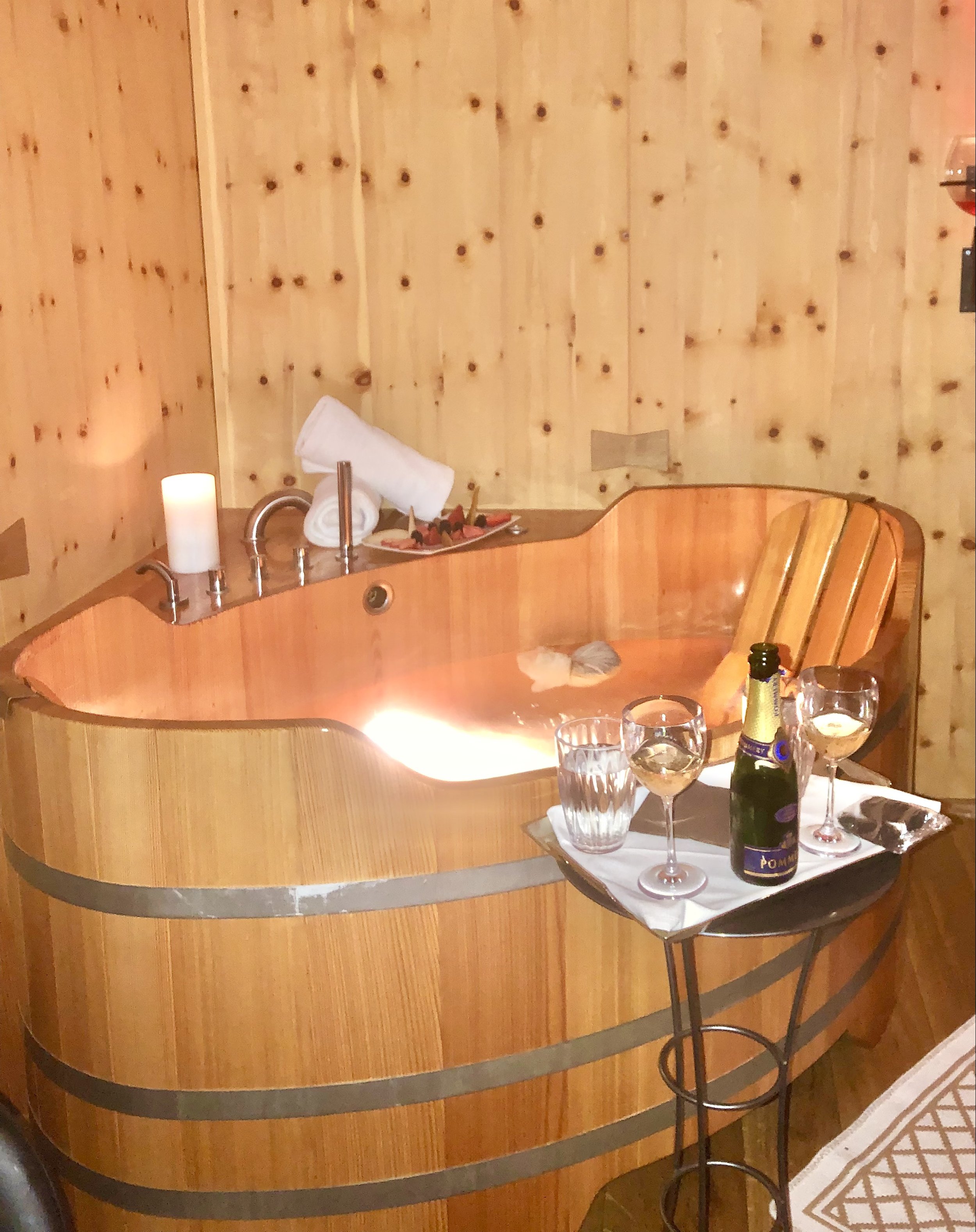 Couples Hay Bath