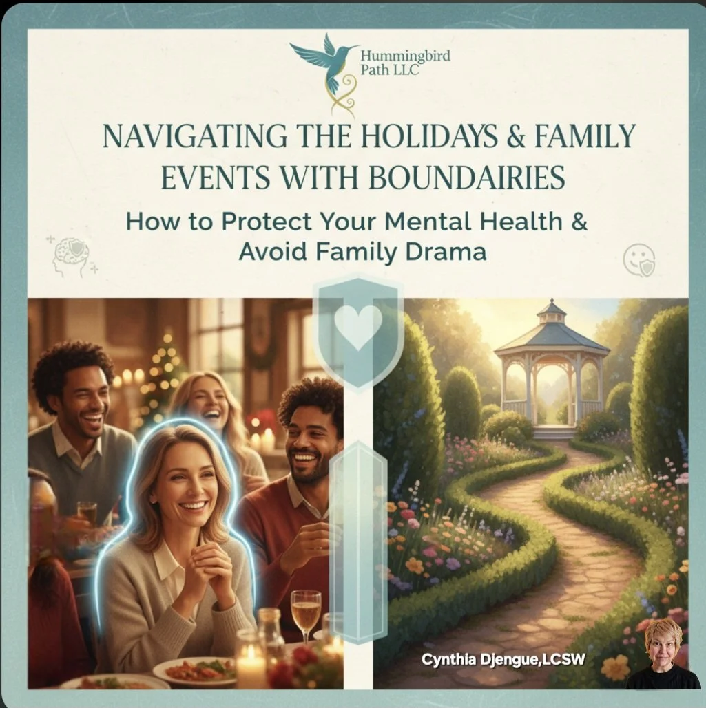 Navigating the Holidays or Family Events with Boundaries: How to Protect Your Mental Health and Avoid Family Drama