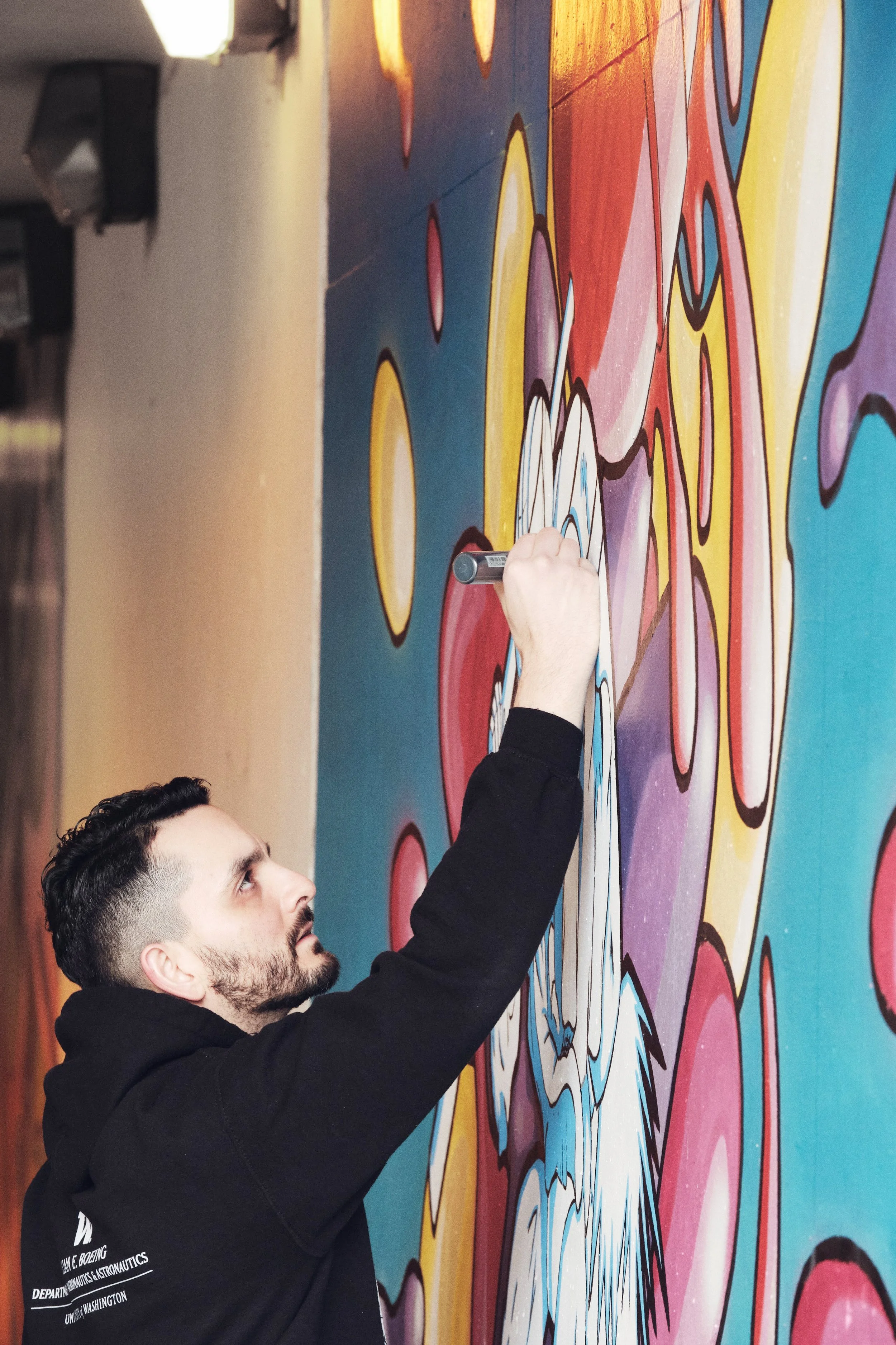 Astro Lollipop Mural — Apoco