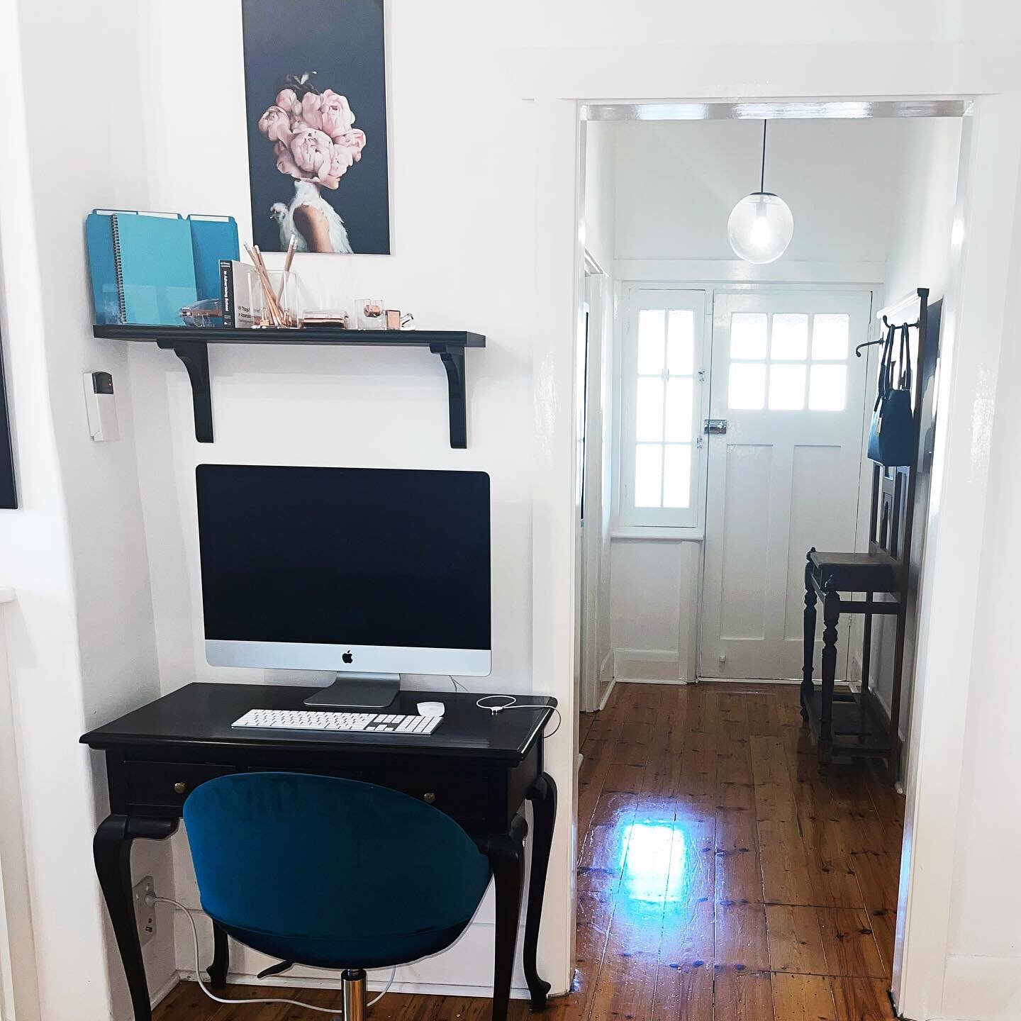 This little nook is where I write words. Good thing about copywriting is that most of it happens in that small space between my ears, so the rent is cheap ;)
