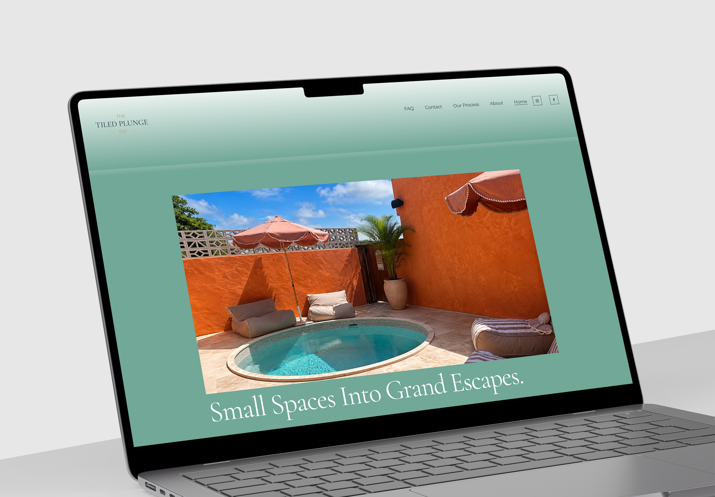 The Tiled Plunge Co. Website Design 