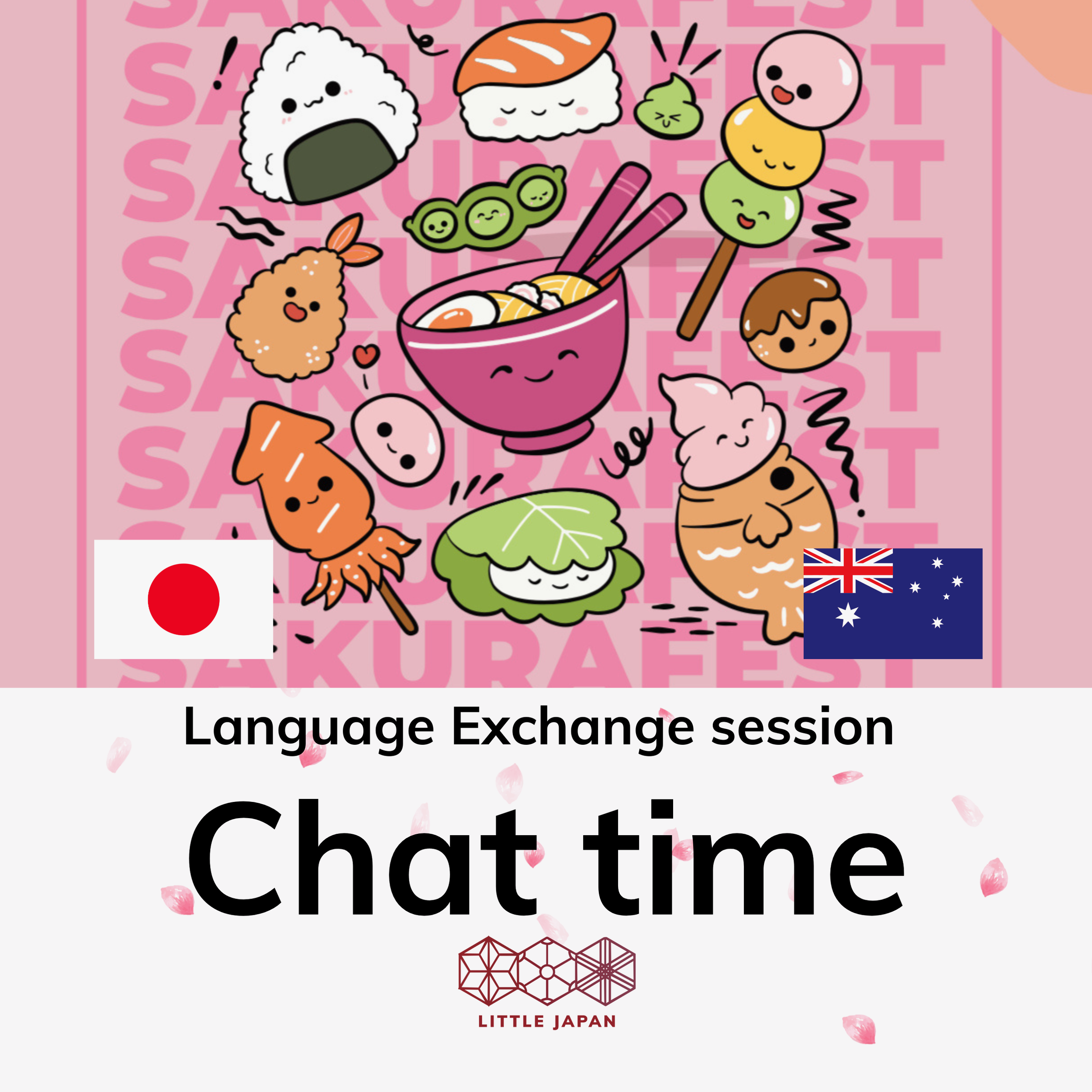 Sakura Fest 🌸 Chat Time Speaking Focus Class