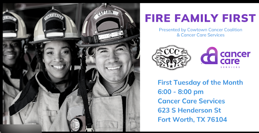 Fire Family First community support event offering cancer care resources for firefighter families