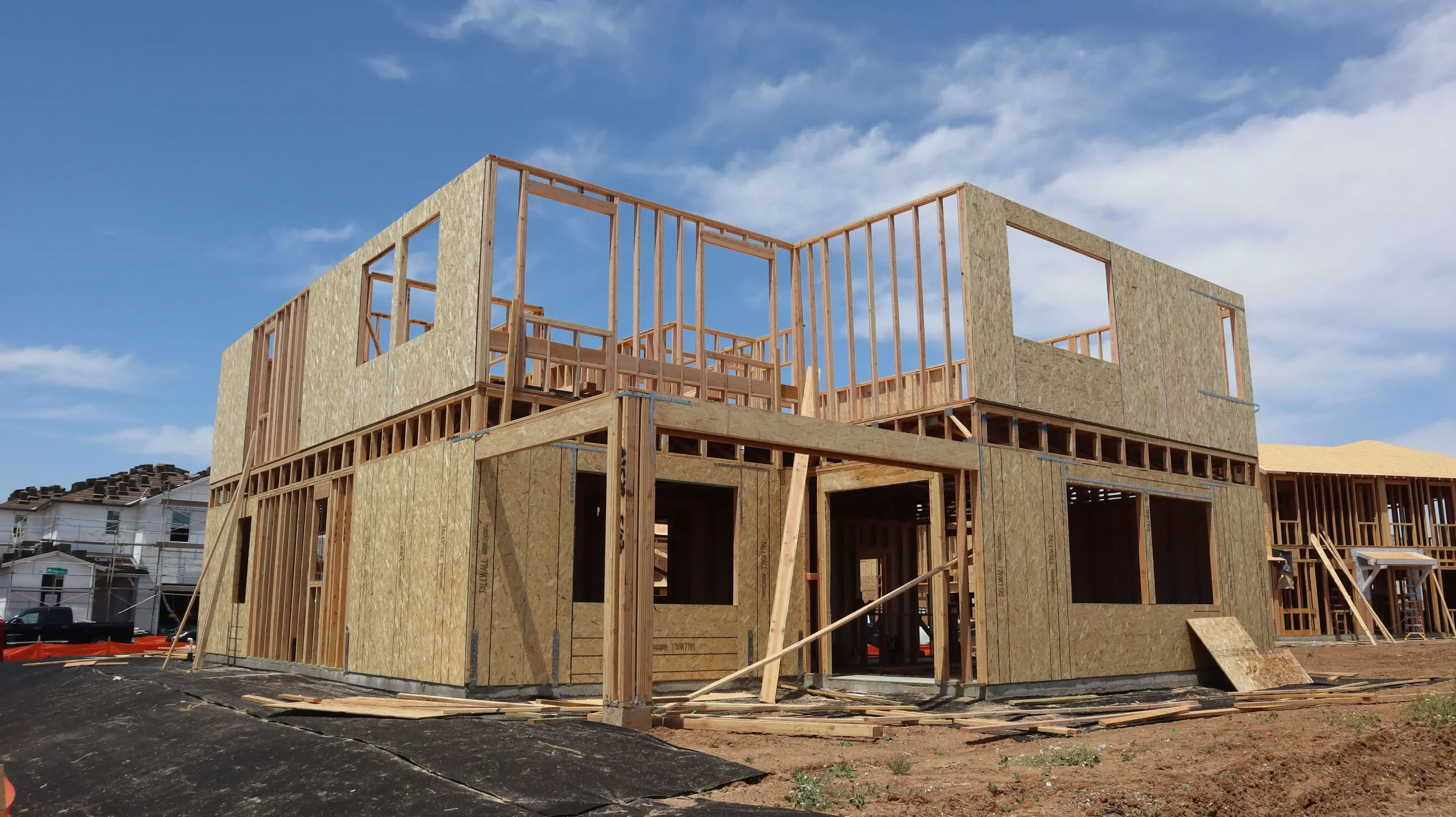 timber frame for a self build house