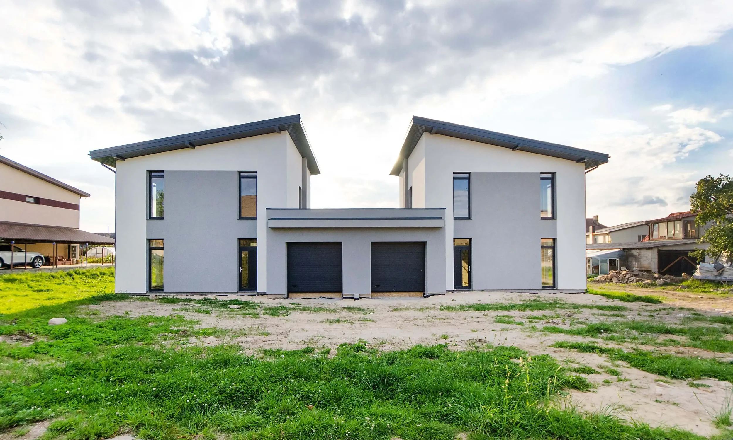 new modern, detached, self-build home