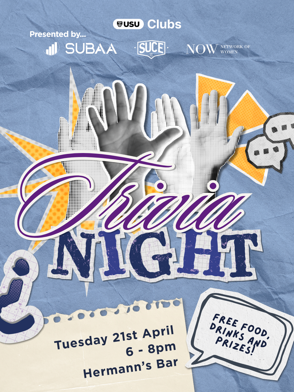 SUBAA x SUCE x NOW Trivia Night