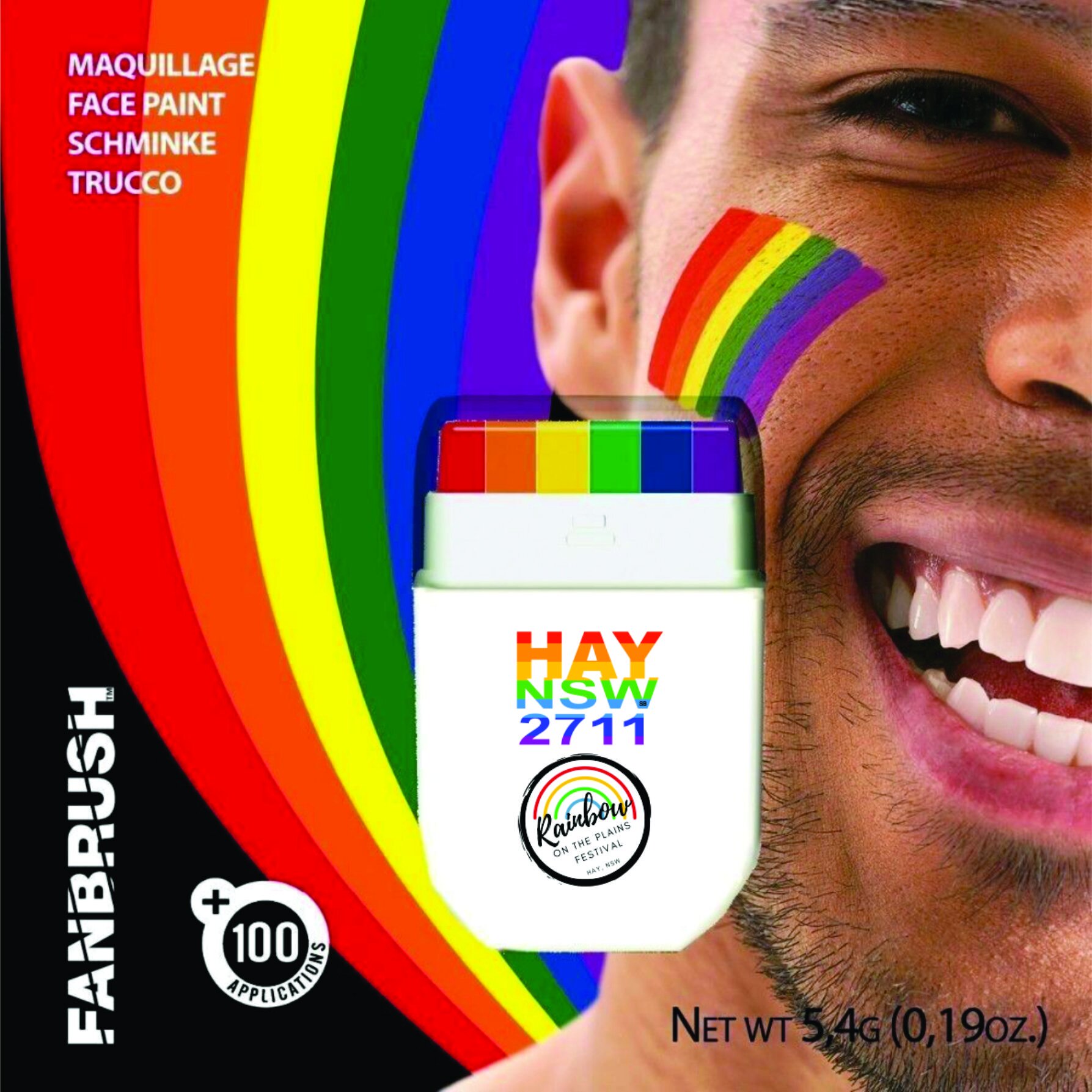 Face Paint Sticks Rainbow