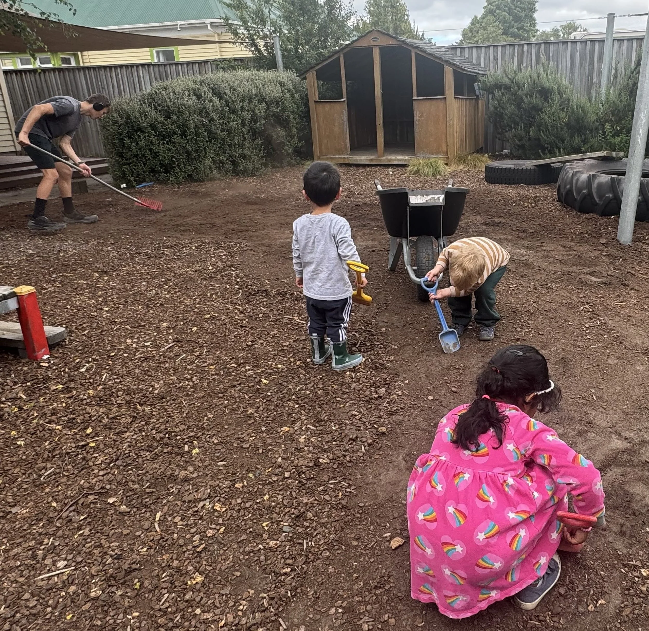 Many hands to help out