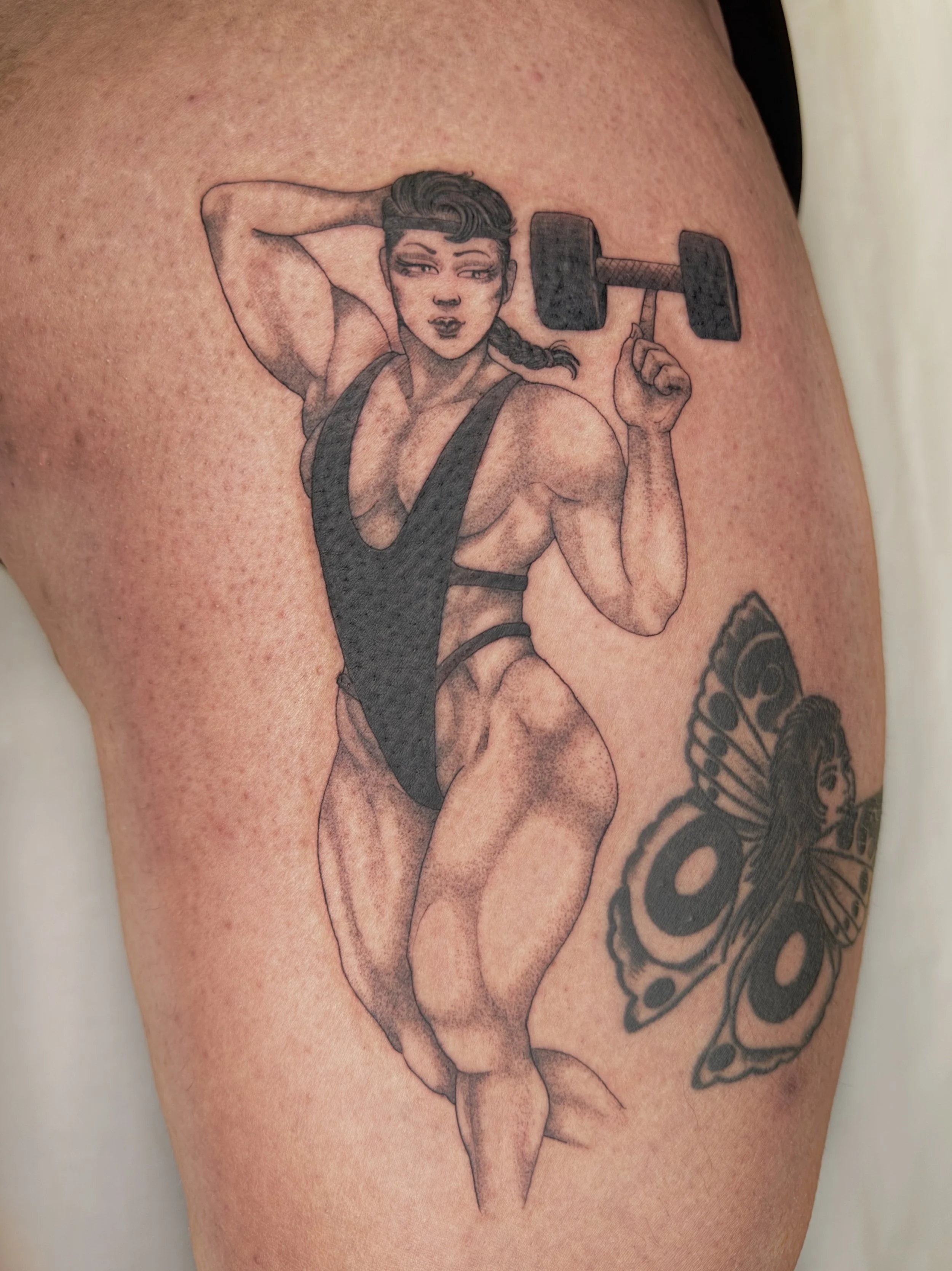 muscle mommy tattoo