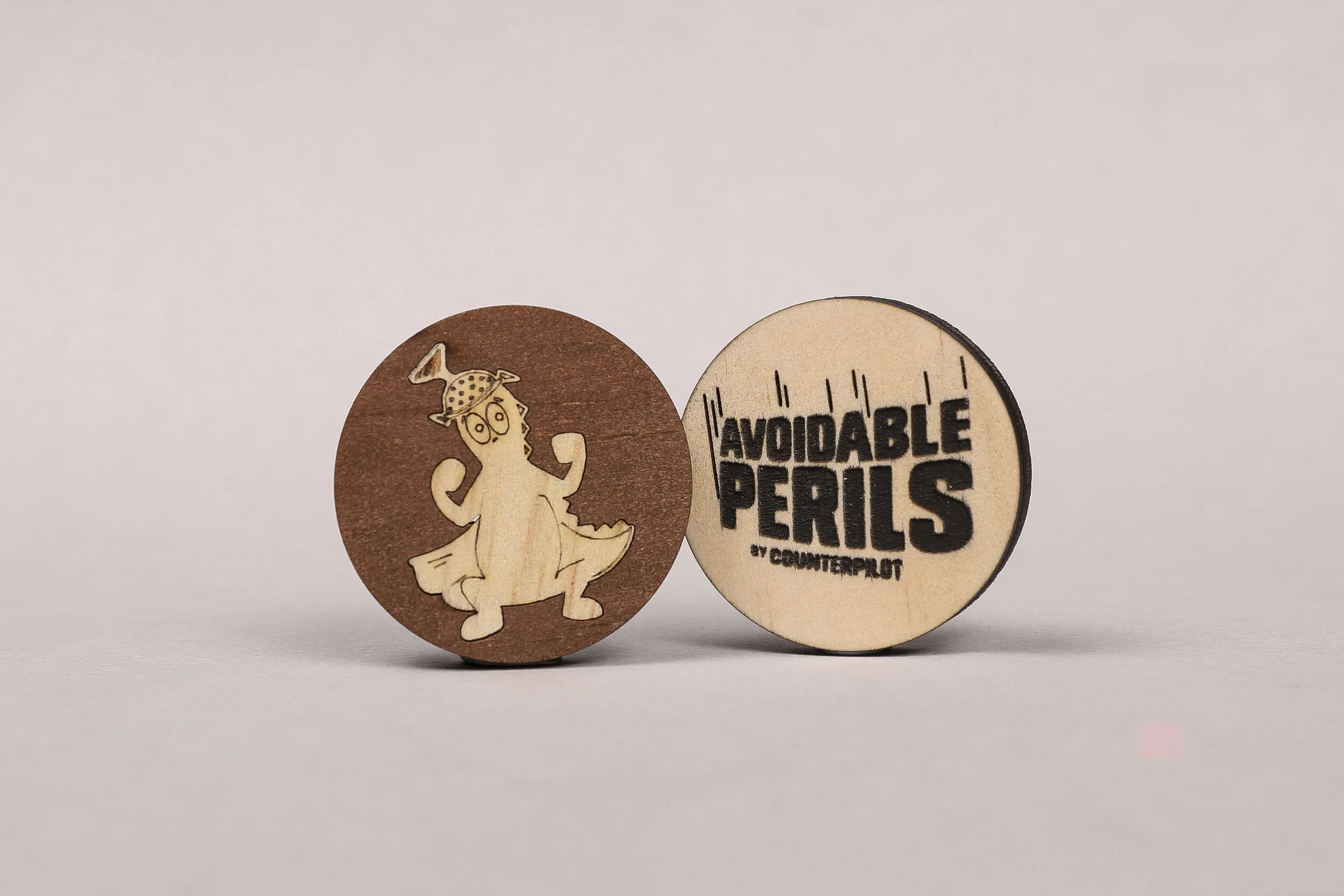 Conspirataurus - Wooden Magnet